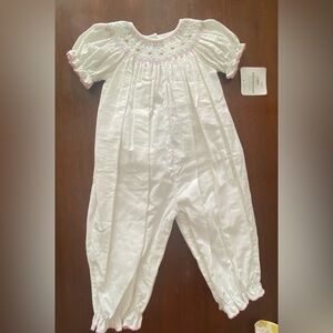 NWT Petit Bebe Smocked bubble pants